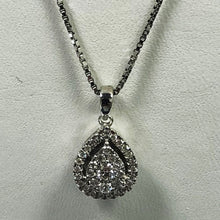 Load image into Gallery viewer, Diamond White Gold Earring And Necklace
