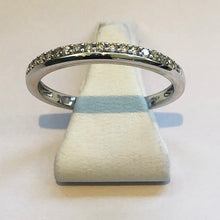 Load image into Gallery viewer, Diamond White Gold Band Ring
