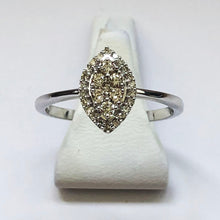 Load image into Gallery viewer, Diamond White Gold Marquise Shaped Ring
