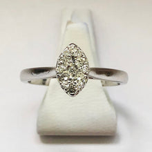 Load image into Gallery viewer, Diamond White Gold Marquise Shaped Ring
