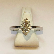 Load image into Gallery viewer, Diamond White Marquise Gold Ring Band
