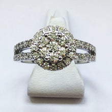 Load image into Gallery viewer, Diamond White Gold Round Ring

