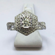 Load image into Gallery viewer, Diamond White Gold One Carat Ring
