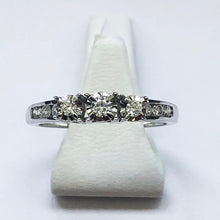 Load image into Gallery viewer, Diamond White Gold Trilogy Ring
