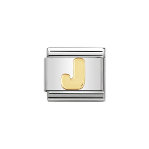 Nomination Yellow Gold Alphabet Charms | A - Z Available Here | Click for All Letters