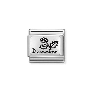 Nomination Silver December Holly Flower Charm - Product Code - 330112/24