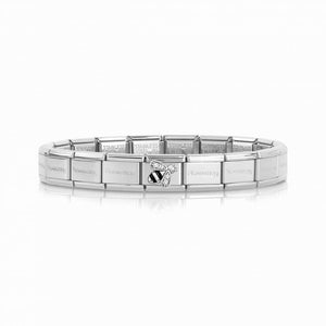 Nomination Silver Bee Charm & Nomination Steel Bracelet - Product Code - 330321/02