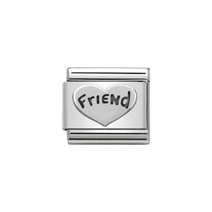 Nomination Silver Friend Charm - Product Code - 330101-18