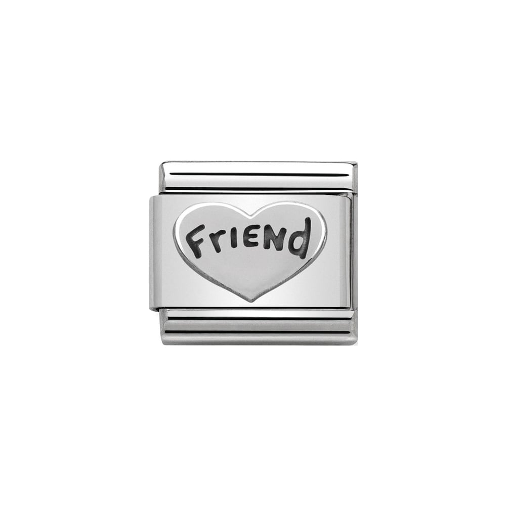 Nomination Silver Friend Charm - Product Code - 330101-18