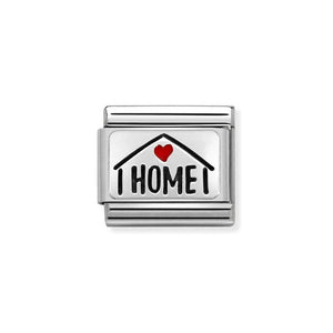 Nomination Silver Home with Red Heart Charm - Product Code - 330208/54