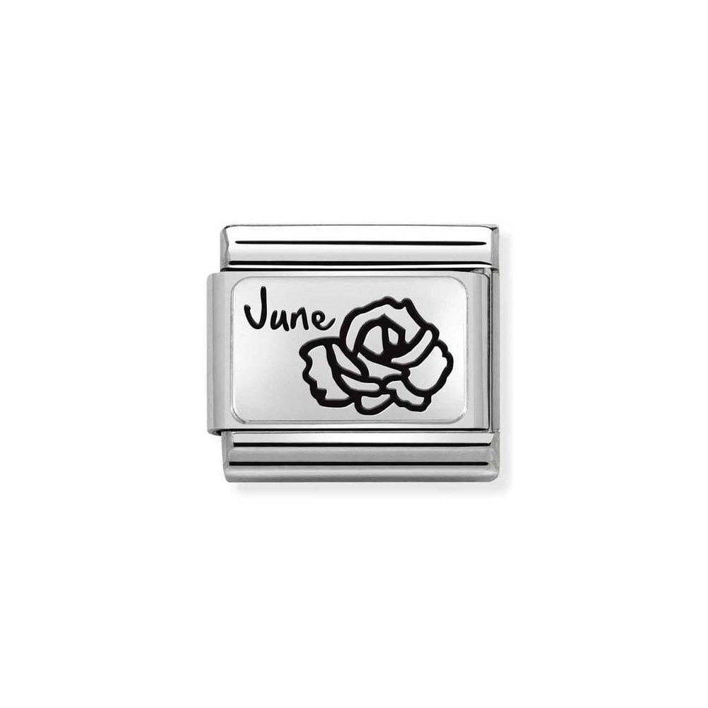 Nomination Silver June Rose Flower Charm - Product Code - 330112/18