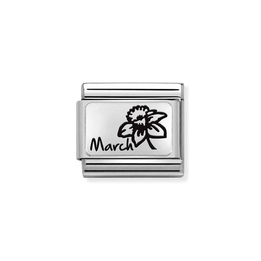 Nomination Silver March Daffodil Flower Charm - Product Code - 330112/15