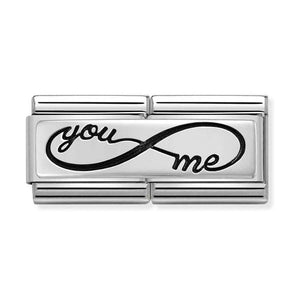 Nomination Silver Double You Me Infinity Charm - Product Code - 330710/43