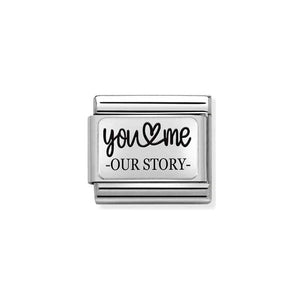 Nomination Silver You & Me Our Story Charm - Product Code - 330111/31