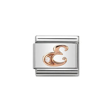 Load image into Gallery viewer, Nomination Rose Gold Alphabet Charms | A - Z Available Here | Click for ALL Letters
