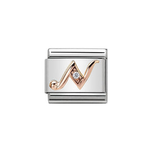 Nomination Rose Gold Alphabet Charms | A - Z Available Here | Click for ALL Letters