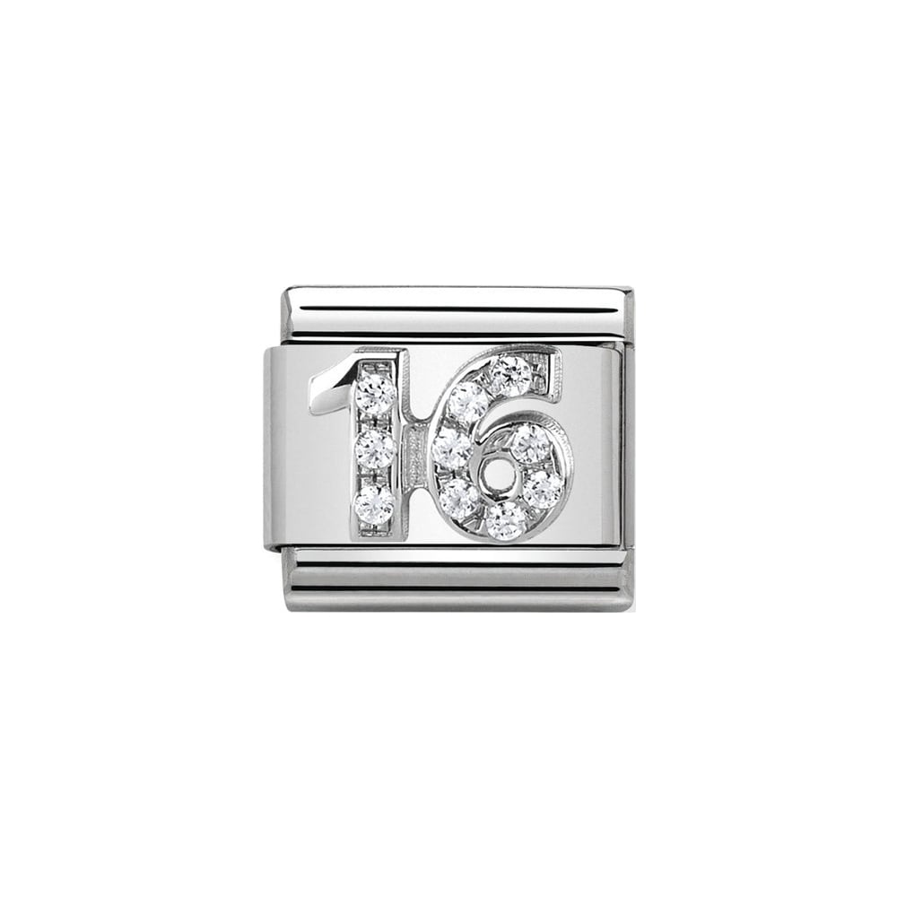Nomination Silver Numbers With CZ | Available Here |