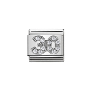 Nomination Silver Numbers With CZ | Available Here |