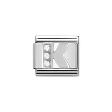 Load image into Gallery viewer, Nomination Silver Alphabet Letter Charms | A - Z Available Here | CLICK HERE FOR ALL LETTERS
