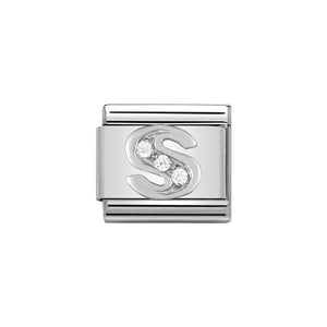 Nomination Silver Alphabet Letter Charms | A - Z Available Here | CLICK HERE FOR ALL LETTERS