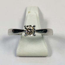 Load image into Gallery viewer, Diamond White Gold Solitaire Ring - Product Code - D30
