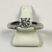 Load image into Gallery viewer, Diamond White Gold Solitaire Ring - Product Code - G512
