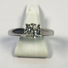 Load image into Gallery viewer, Diamond White Gold Solitaire Ring - Product Code - G511
