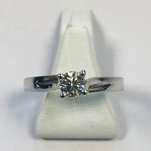 Load image into Gallery viewer, Diamond White Gold Solitaire Ring - Product Code - Y403
