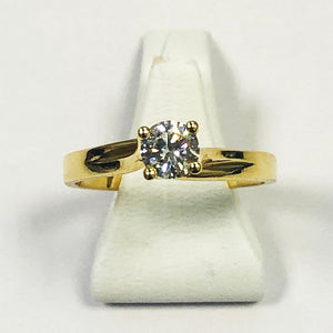 Diamond Yellow Gold Ring - Product Code - Y400